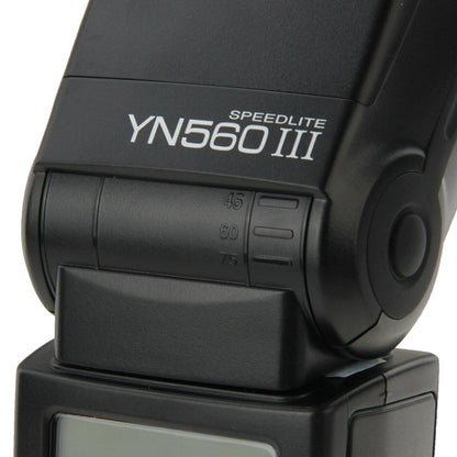 YN-560 III Ultra-long-range Wireless Flash Speedlite with Metal Hot Shoe for Canon / Nikon / Pentax / Olympus DSLR Camera, YN-560 III