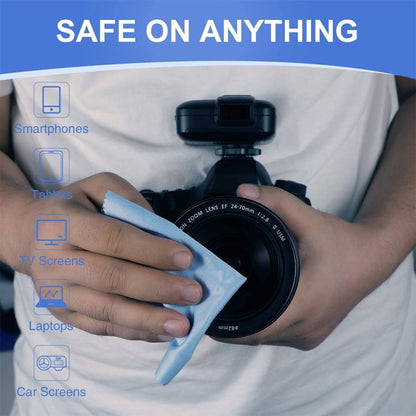 70 PCS Soft Cleaning Cloth for LCD Screen / Glasses/ Mobile Phone Screen, Cleaning Cloth
