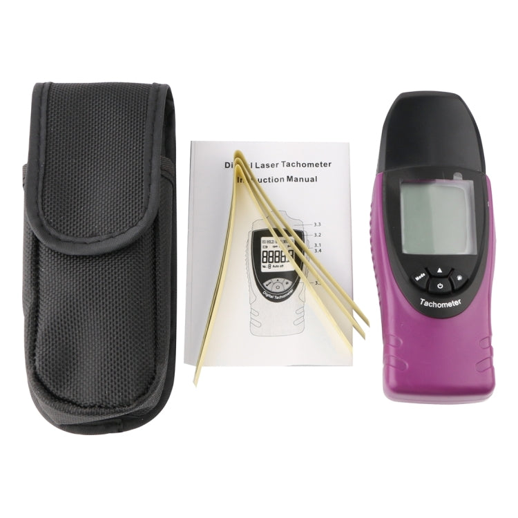 ST8030 Mini Digital Photo Laser Digital Tachometer Non Contact High Accuracy MPU LCD Display, ST8030