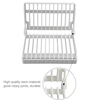 Foldable Dish Drip Rack Plate Holder, Plate Holder