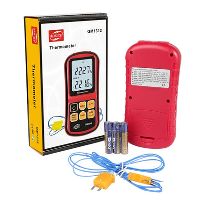 BENETECH GM1312 2.4 inch LCD Screen Thermocouple Thermometer Measure J,K,T,E,N and R Type, Measure Range: -50~300C