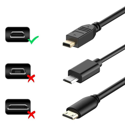 30cm Mini HDMI Male to Micro HDMI Male Adapter Cable