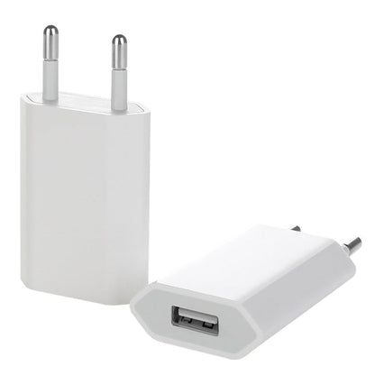 5V / 1A (US Plug) USB Charger Adapter For  iPhone, Galaxy, Huawei, Xiaomi, LG, HTC and Other Smart Phones, Rechargeable Devices, UK Plug, EU Plug