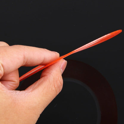 1mm Width Double Sided Adhesive Sticker Tape for iPhone / Samsung / HTC Mobile Phone Touch Panel Repair, Length: 25m, Width: 1mm(Red)
