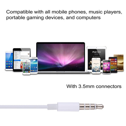 EarPods Wired Headphones Earbuds with Wired Control & Mic, White, Rose Gold, Red, Blue, Black, Green, Orange, Magenta