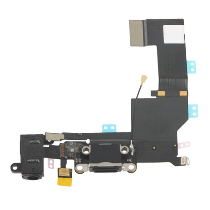Original Charging Connector + Headphone Jack Flex Cable for iPhone 5S , For iPhone 5S