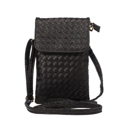 Woven Texture Universal Vertical Style Universal PU Leather Carrying Bag for iPhone 6s Plus / 6 Plus, Galaxy Note 5 & Note 4 & Note 3 / A8 / S6 edge / S6 edge+, Huawei P8 / P7 / Honor 6 Plus