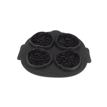 Silicone Brain Freeze Shaped Ice Cube Tray (Random Color Delivery), Brain Shape