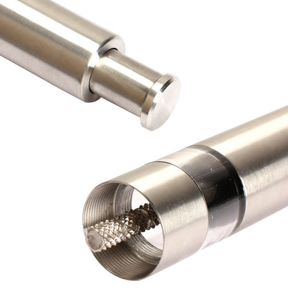 304 Stainless Steel Salt and Pepper Grinder / Mill, 15x3cm