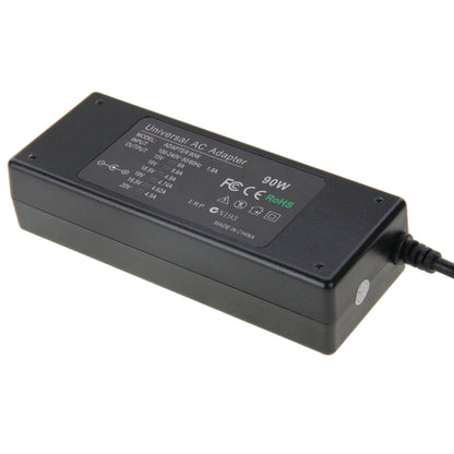 AU-90W+13 TIPS 90W 15V 6A Universal AC Power Adapter Charger with 13 Tips Connectors for Laptop Notebook, EU Plug, AU-90W