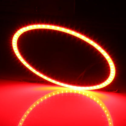 90mm 5W 180LM Angel Eyes Circles Car Headlight COB LED Lights for Vehicles, DC 12-24V, 90mm Red Light, 90mm Blue Light, 90mm  White Light, 90mm Pink Light, 90mm Green Light