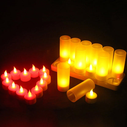 Rechargeable Home Decoration Light with Charging Board, Warm EU Plug