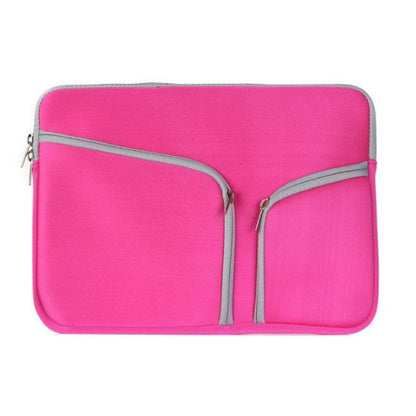Double Pocket Zip Handbag Laptop Bag for Macbook Pro 15 inch