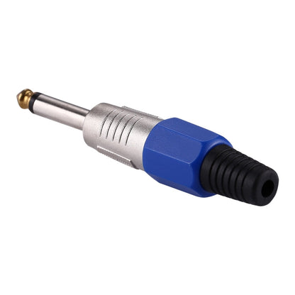 6.35mm Male Plug Microphone Patch Snake Cable TRS Connector Adapter, 6.35mm