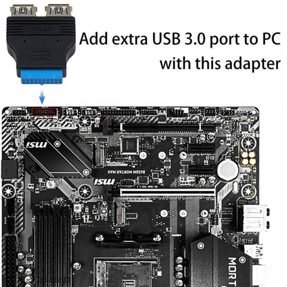2 x USB 3.0 AF to 20 Pin Adapter, Adapter