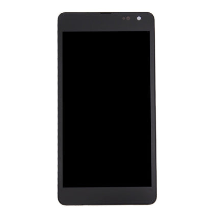 3 in 1 for Microsoft Lumia 535 2C (LCD + Frame + Touch Pad) Digitizer Assembly, For Lumia 535 Black