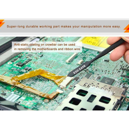 JAKEMY JM-OP13 Anti-static Pry Bar Metal Opening Tool / Flex Cable Remove Tool, JM-OP13