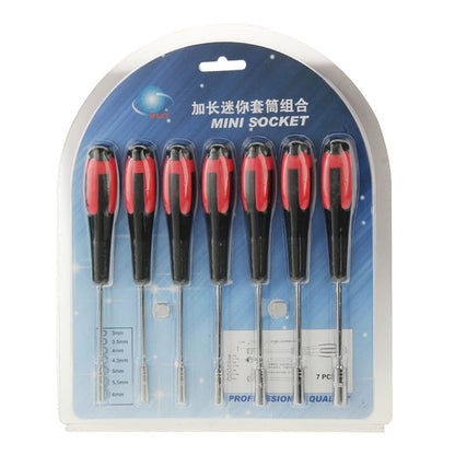 WLXY-2209 7 in 1 Precision Socket Head Screw Driver Tools Kit for Telecommunication Tools, WLXY-2209