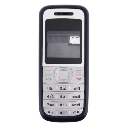 Full Housing Cover (Front Cover + Middle Frame Bezel + Battery Back Cover) for Nokia 1200 / 1208 / 1209, For Nokia 1200 / 1208 / 1209, For Nokia 1200
