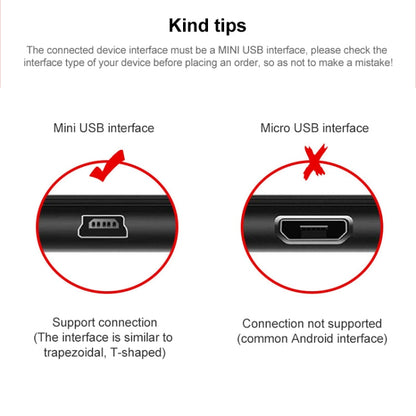 USB Retractable Data & Charger Cable for Motorola V3 / Mobile Phone / MP3 / MP4 / Digital Camera / GPS, Length: 10cm (Can be Extended to 80cm),  Black, USB 2.0 to Mini 5 Pin, USB 1.1 to Mini 5 Pin