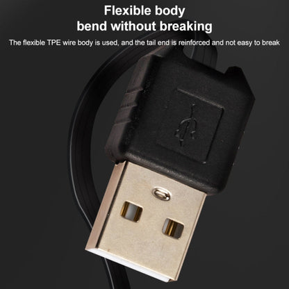 USB Retractable Data & Charger Cable for Motorola V3 / Mobile Phone / MP3 / MP4 / Digital Camera / GPS, Length: 10cm (Can be Extended to 80cm),  Black, USB 2.0 to Mini 5 Pin