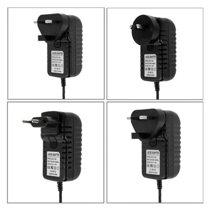 4 in 1 EU Plug + US Plug + UK Plug + AU Plug AC 100-240V to DC 12V 3A Power Adapter, Tips: 5.5 x 2.1mm, Cable Length: about 1.2m, EU+US+UK+AU Plug