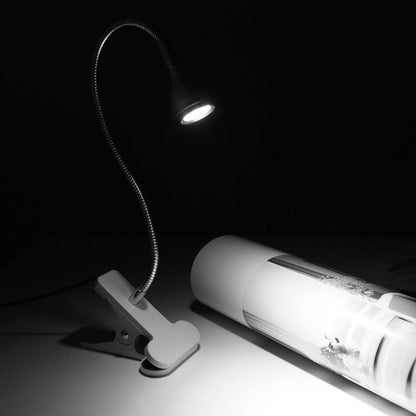 3W 360 Degree Rotation USB Metal Flexible Neck LED Light with Switch & Clip (Warm White Light Silver), S-UL-3119, S-UL-3119A, S-UL-3119B, S-UL-3119S