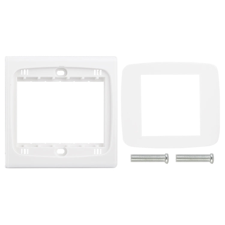 Wall Plate with Screw for Blank Inserts  - 3 Hole, Use around the world