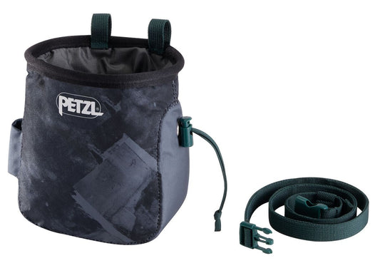 Petzl Saka Ergonomic Chalk Bag - Dark Grey