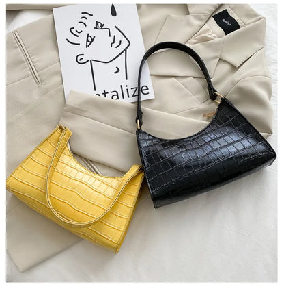 Fashion Exquisite Shopping Bag Retro Casual Women Totes Shoulder Bags Female Leather Solid Color Chain Handbag for Women 2023
