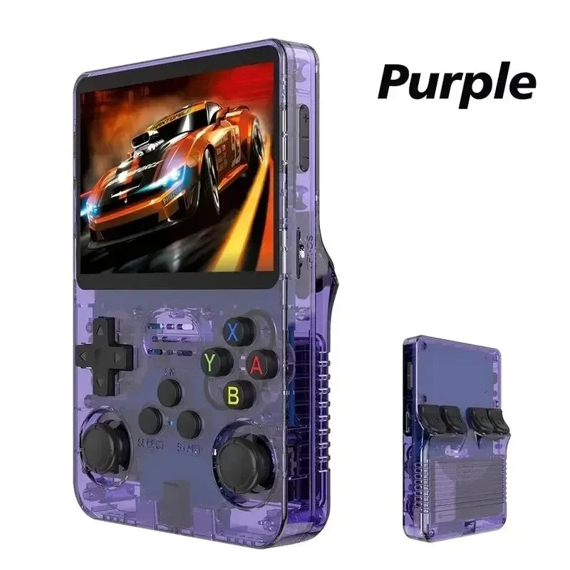ARKOS R36S Retro Handheld Video Game Console Linux System 3.5 Inch IPS Screen R35s Plus Portable Pocket Video Player 64GB 128GB