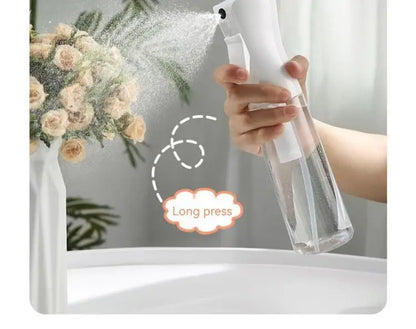 2Pcs High Pressure Spray Bottles Refillable 200ml Bottles Continuous Mist Watering Can Automatic Salon Barber Water Sprayer