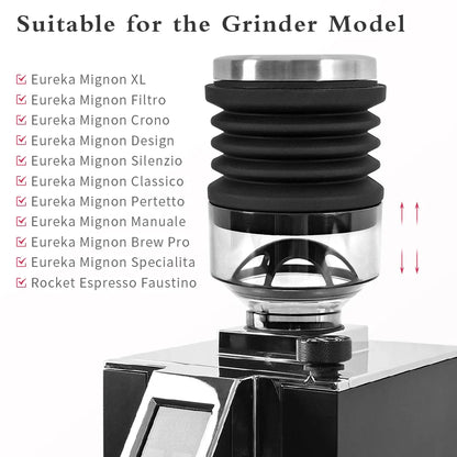 Coffee Beans Grinder Single Dose Hopper and Bellows Coffee Grinder Bean Bin Blowing Cleaning Tool For Eureka Mignon Grinder