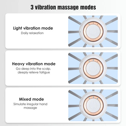 Electric Scalp Massager - Octopus Claw Head Massager for Stress Relief Headache Vibration