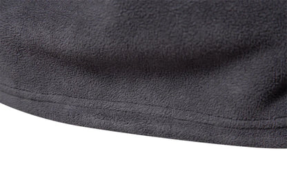 Men’s Thick Fleece Half-Zip Pullover – Warm Winter Sweatshirt - 7 Colours