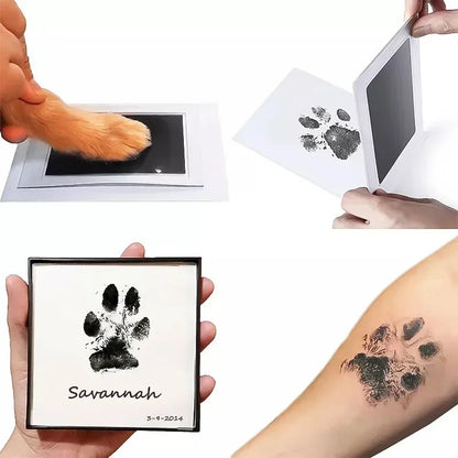 Non-Toxic Pet Paw Print Ink Kit - Clean Touch Cat & Dog Keepsake