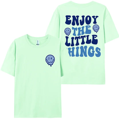 Enjoy The Little Things Oversized T-Shirt for Women - Streetwear Tee