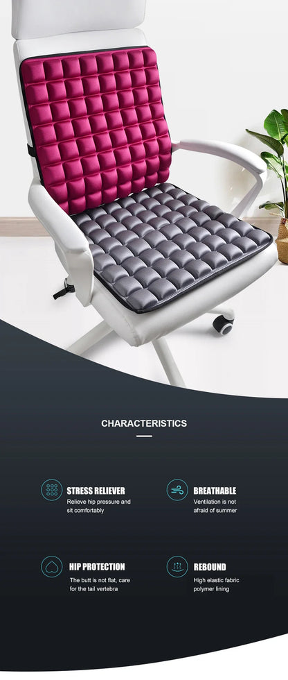 Air Cushion Portable Car Seat Office Chair Wheelchair Pad Anti Bedsore Orthopedics Pain Pressure Relief Cushion Camping Seat Mat