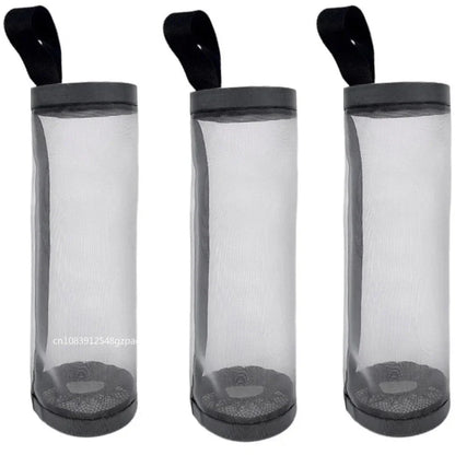 Hanging Plastic Bag Dispenser, Wall-Mounted Kitchen Storage Organizer