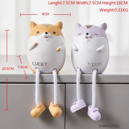 Nordic Cute Resin Hanging Dolls – Sitting Figurine Ornaments