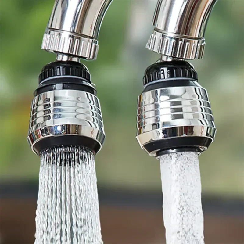 360° Rotatable Faucet Extender with 2 Spray Modes Water Saving Kitchen Tap Bubbler