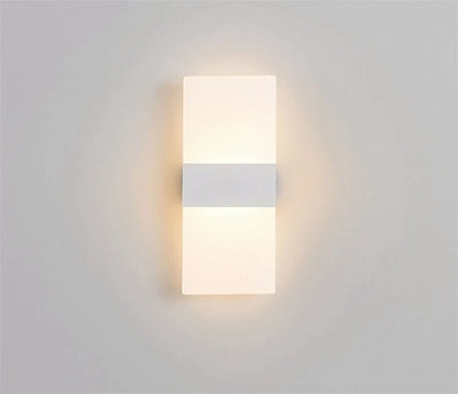 Touch Sensor LED Wall Light – USB Rechargeable Acrylic Sconce