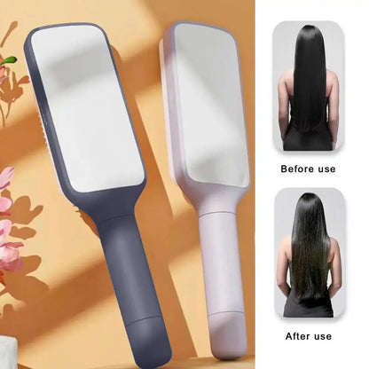 Large Massage Comb One-Key Self Cleaning Hair Brush Anti-static Scalp Massage Hair Comb Women Hairdressing Telescopic Comb