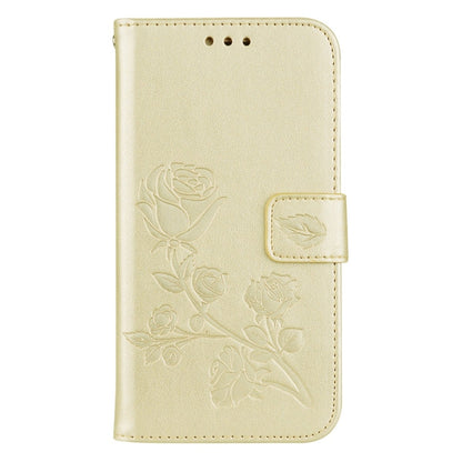 For Galaxy J3 (2017) / J330 (EU Version) Roses Pressed Flower Pattern Horizontal Flip Leather Case with Holder & Card Slots & Wallet, For Samsung Galaxy J3 (2017) / J330 (EU Version)