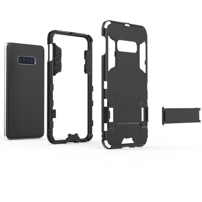 Shockproof PC + TPU Case for Galaxy S10e, with Holder, For Samsung Galaxy S10e