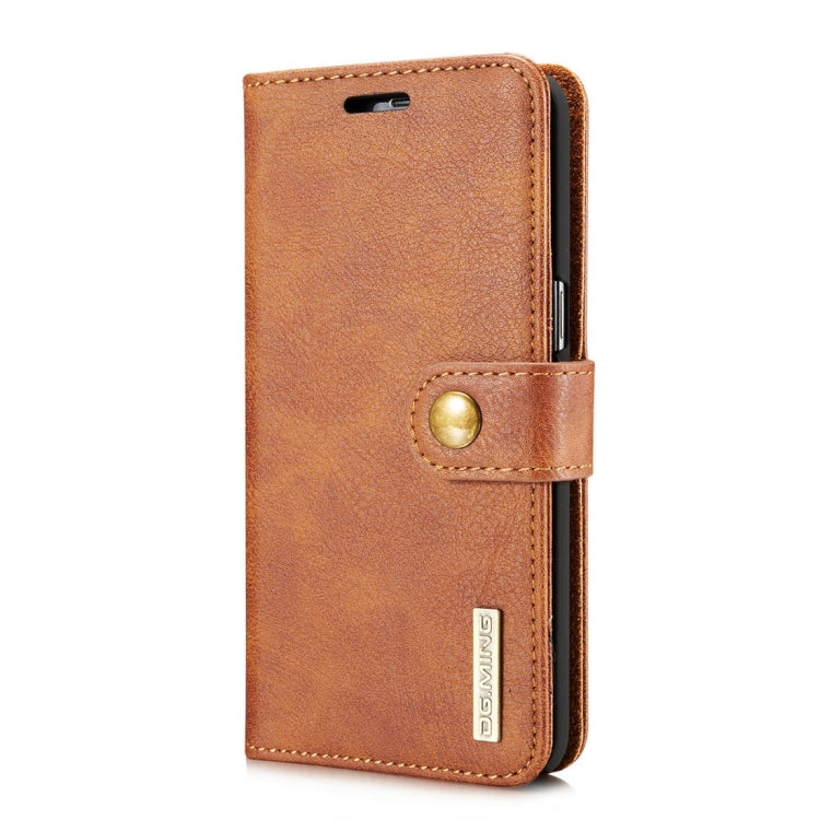 DG.MING for Galaxy S8 Crazy Horse Texture Horizontal Flip Detachable Magnetic Protective Case with Holder & Card Slots & Wallet, Galaxy S8