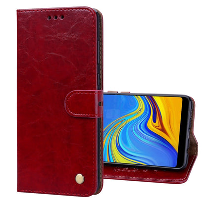 Business Style Oil Wax Texture Horizontal Flip Leather Case for Samsung Galaxy A9 (2018) / A9s, with Holder & Card Slots & Wallet c, For Galaxy A9 (2018) / A9s