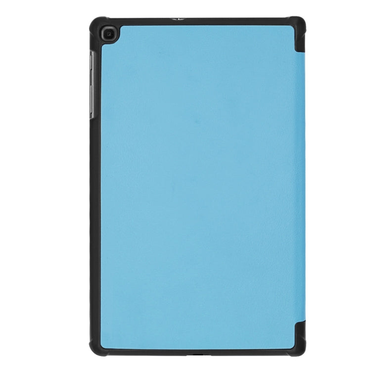 Custer Texture Horizontal Flip PU Leather Case for Galaxy Tab A 10.1 2019 (T515 / T510), with Three-folding Holder & Sleep / Wake-up Function, For Galaxy Tab A 10.1 2019 (T515 / T510)