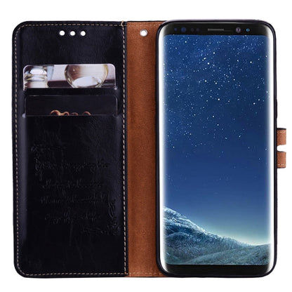 For Galaxy S8 Business Style Oil Wax Texture Horizontal Flip Leather Case with Holder & Card Slots & Wallet, For Galaxy S8