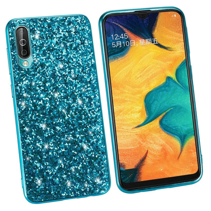 Glittery Powder Shockproof TPU Case for Galaxy A50, Galaxy A50